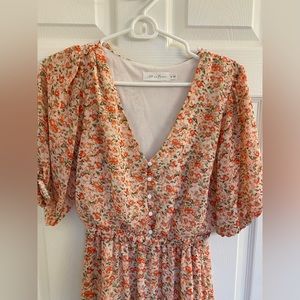 All in favor floral maxi dress